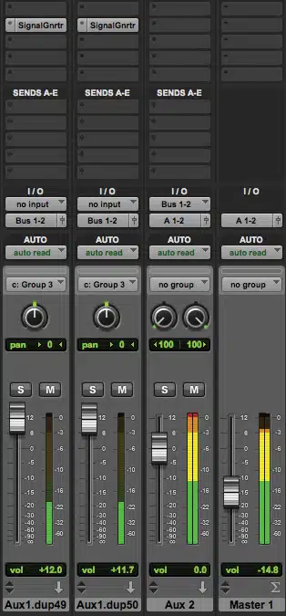 1. Signal Flow Setting up the master bus - Unison