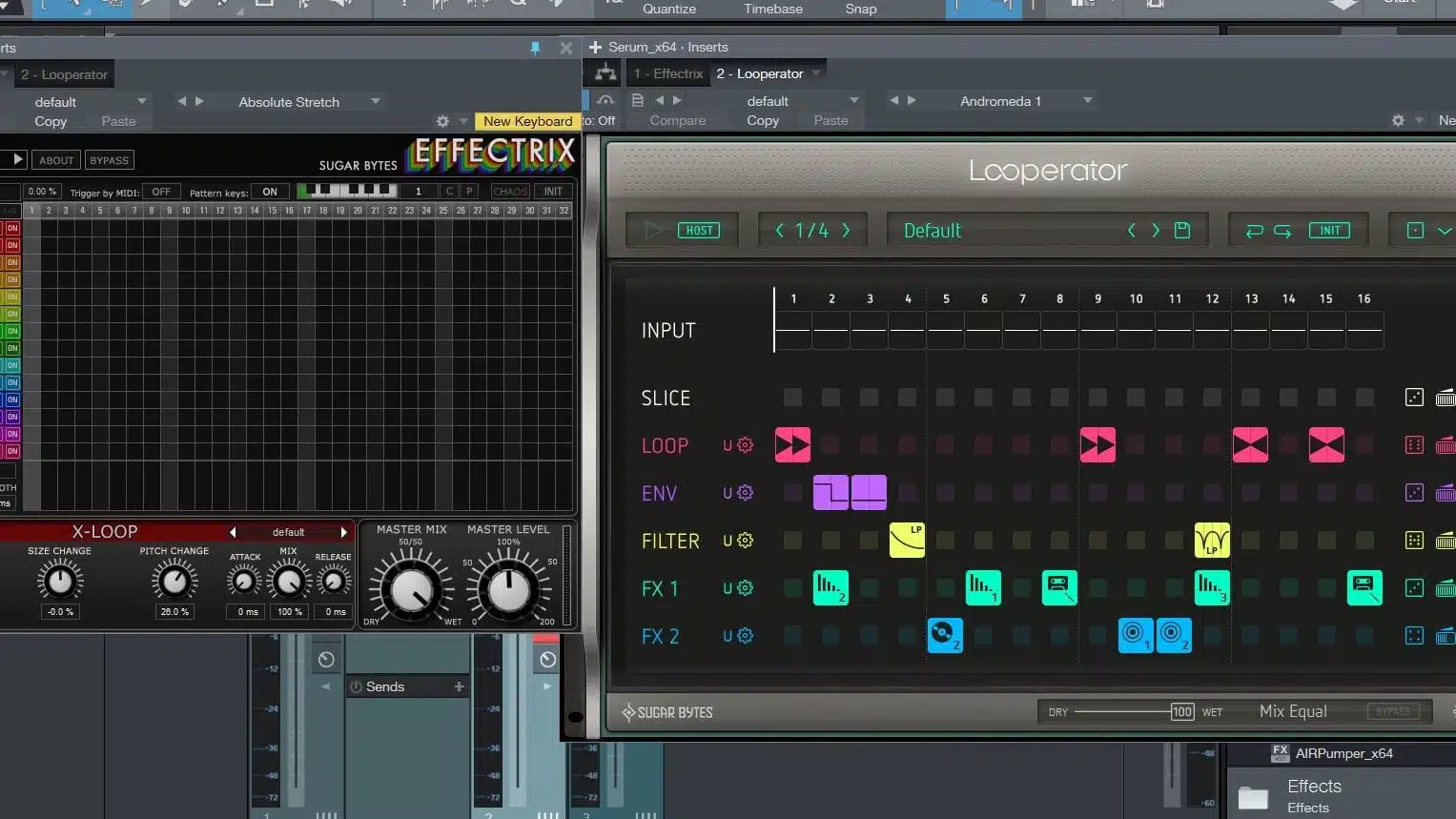 Effectrix and looperator