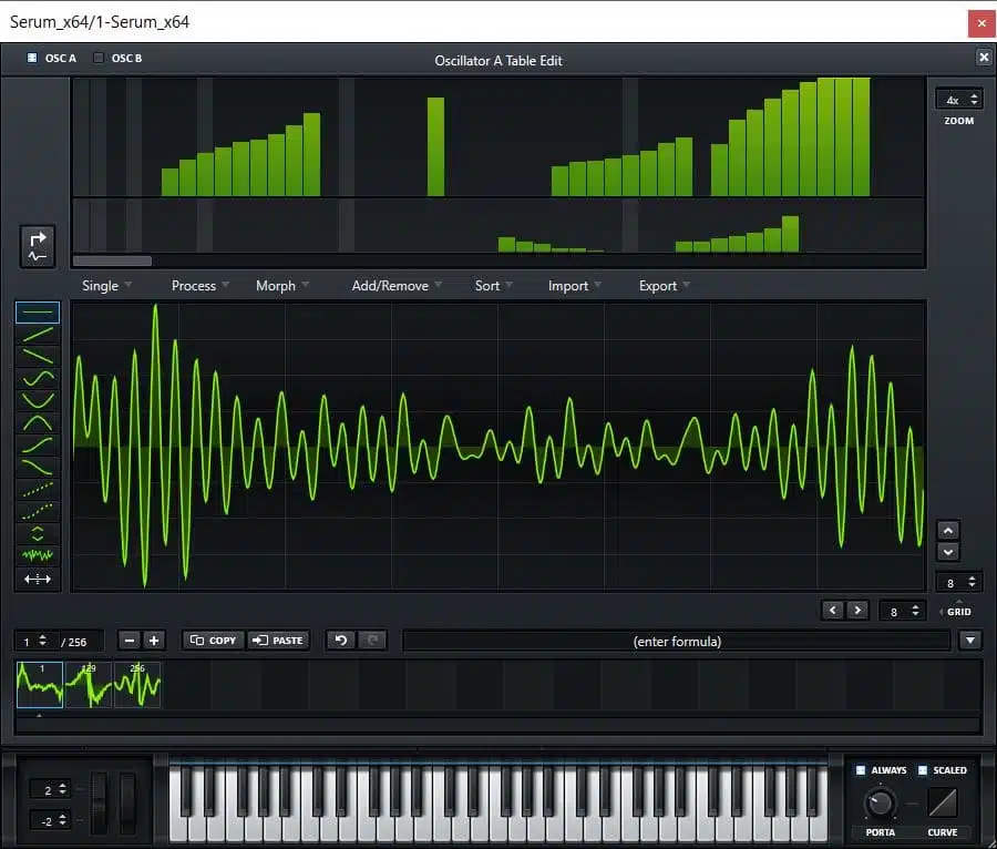 SERUM WAVE TABLE FFT EDIT