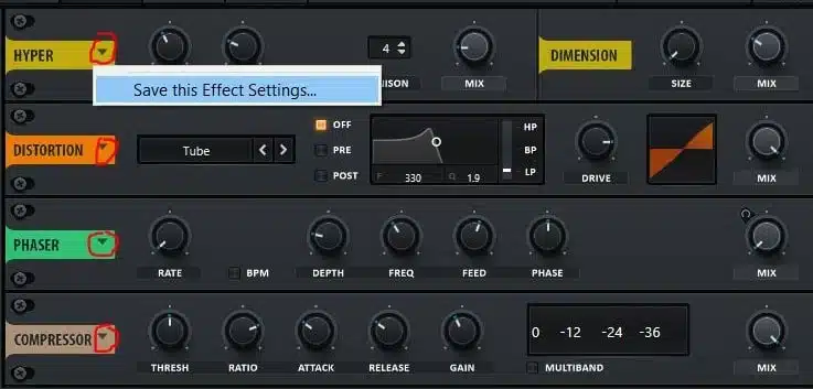 EFFECT CHAIN 1