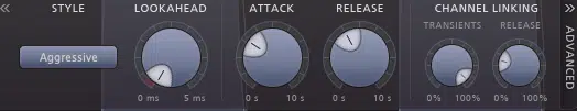 LIMITER SETTINGS - Unison