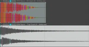 o hat and crash - analyze - Unison Audio