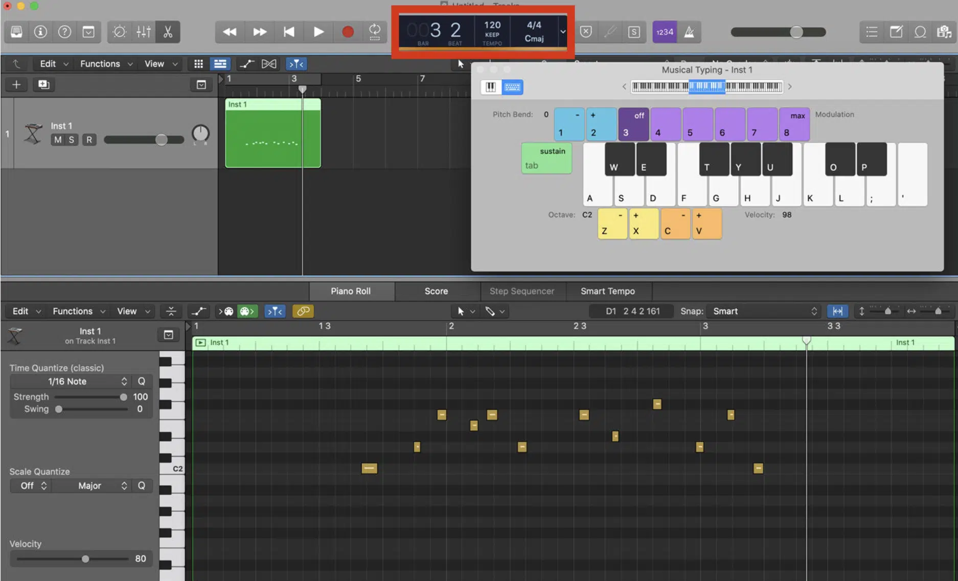 44 time signature - Unison