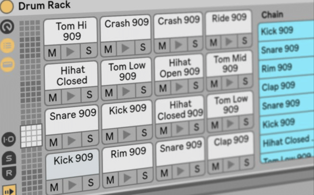 Ableton Drum Rack 1 - Unison