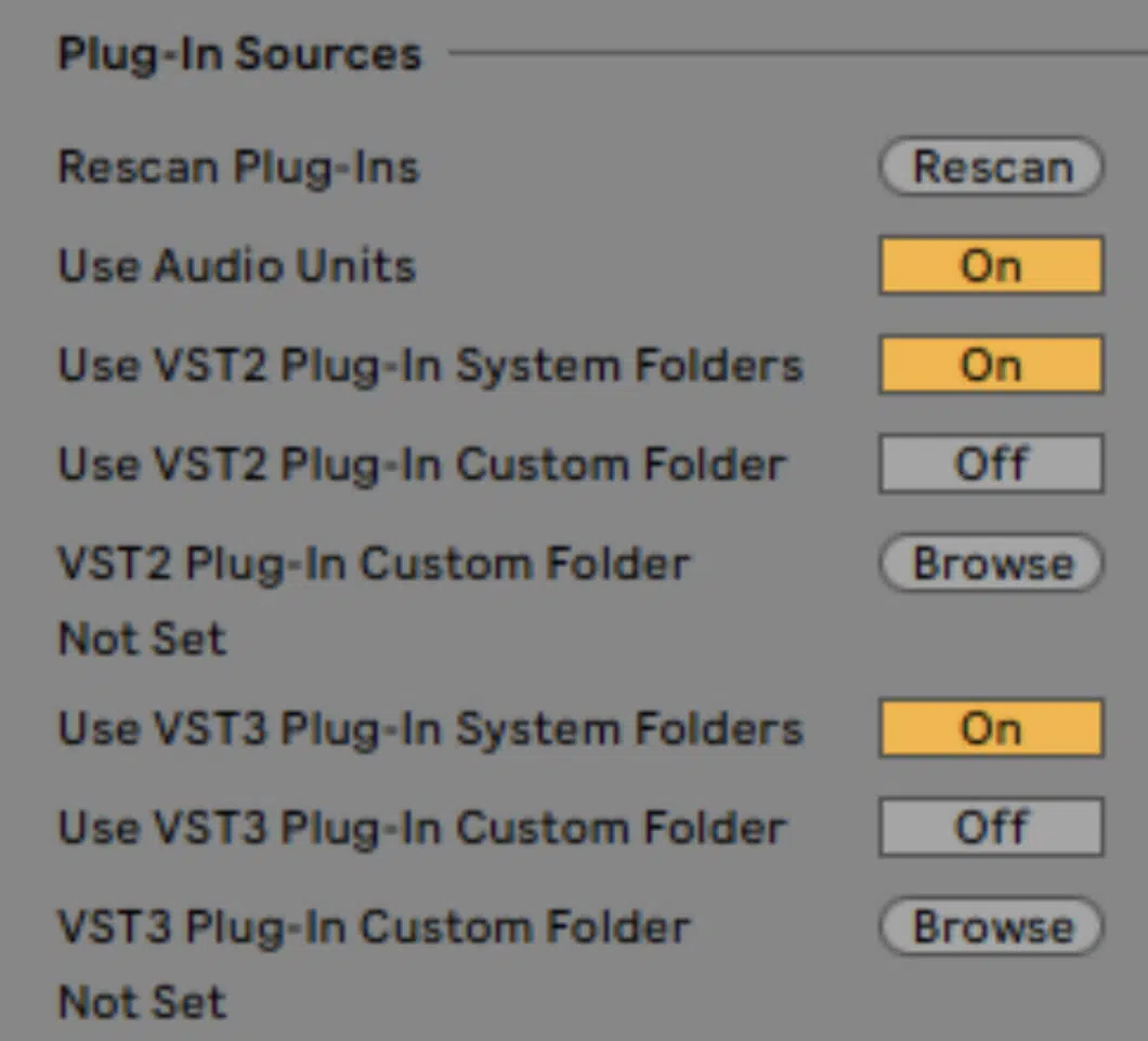 Ableton Live Using Plugins - Unison