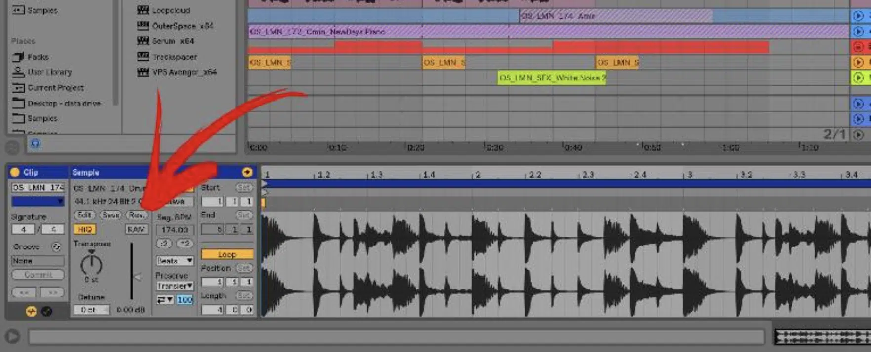 Ableton Reverse - Unison