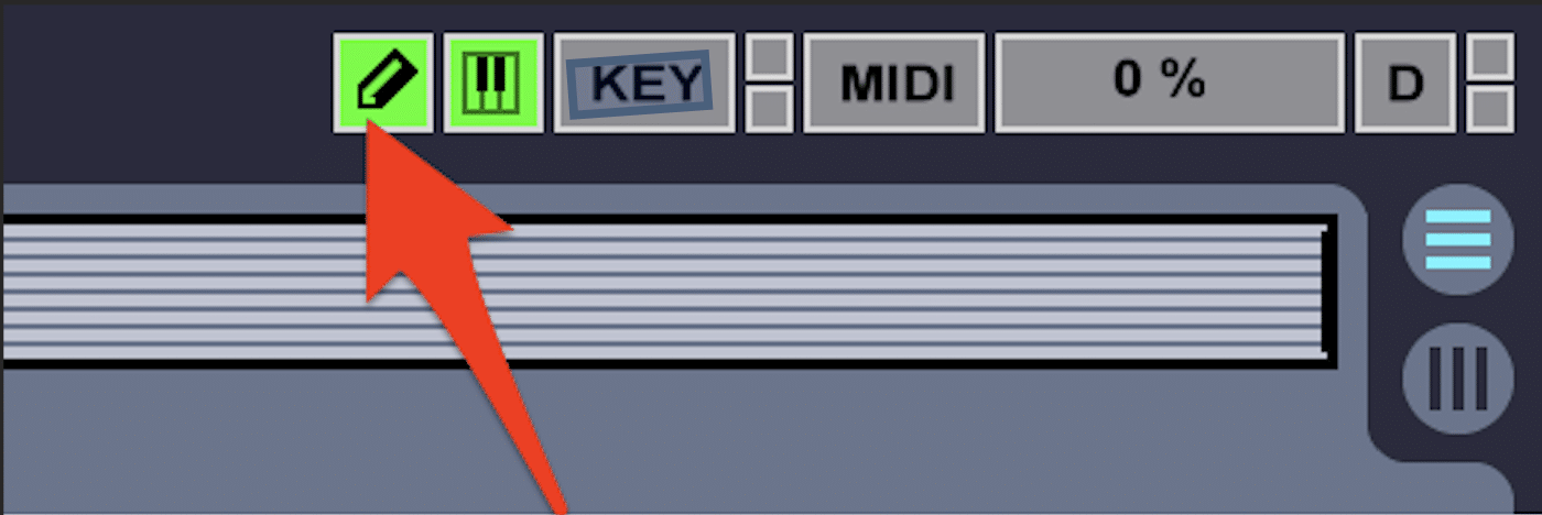 Ableton Toggle Draw Mode - Unison