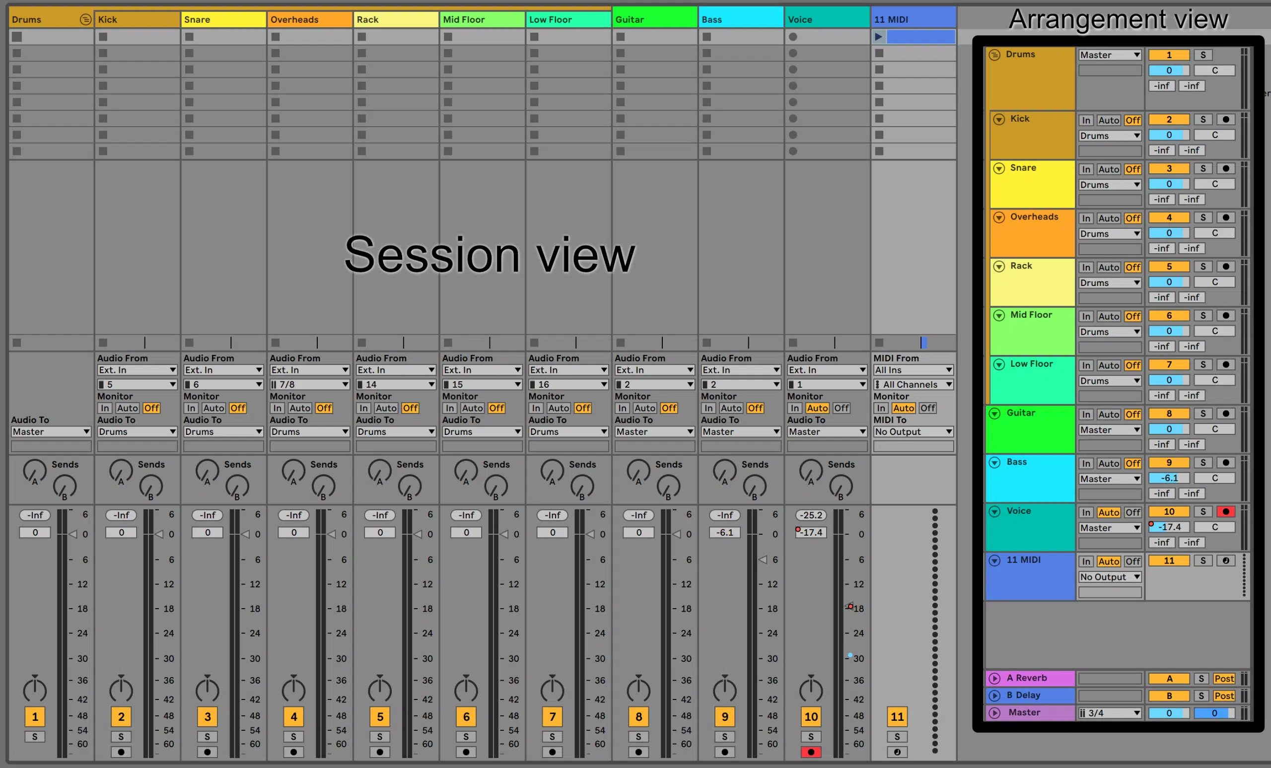 Abletons Session View - Unison
