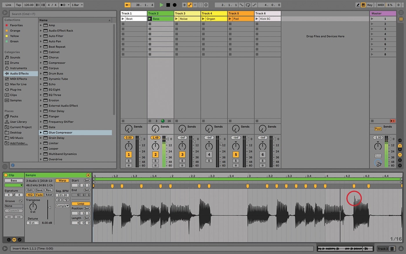 Sidechain in Ableton