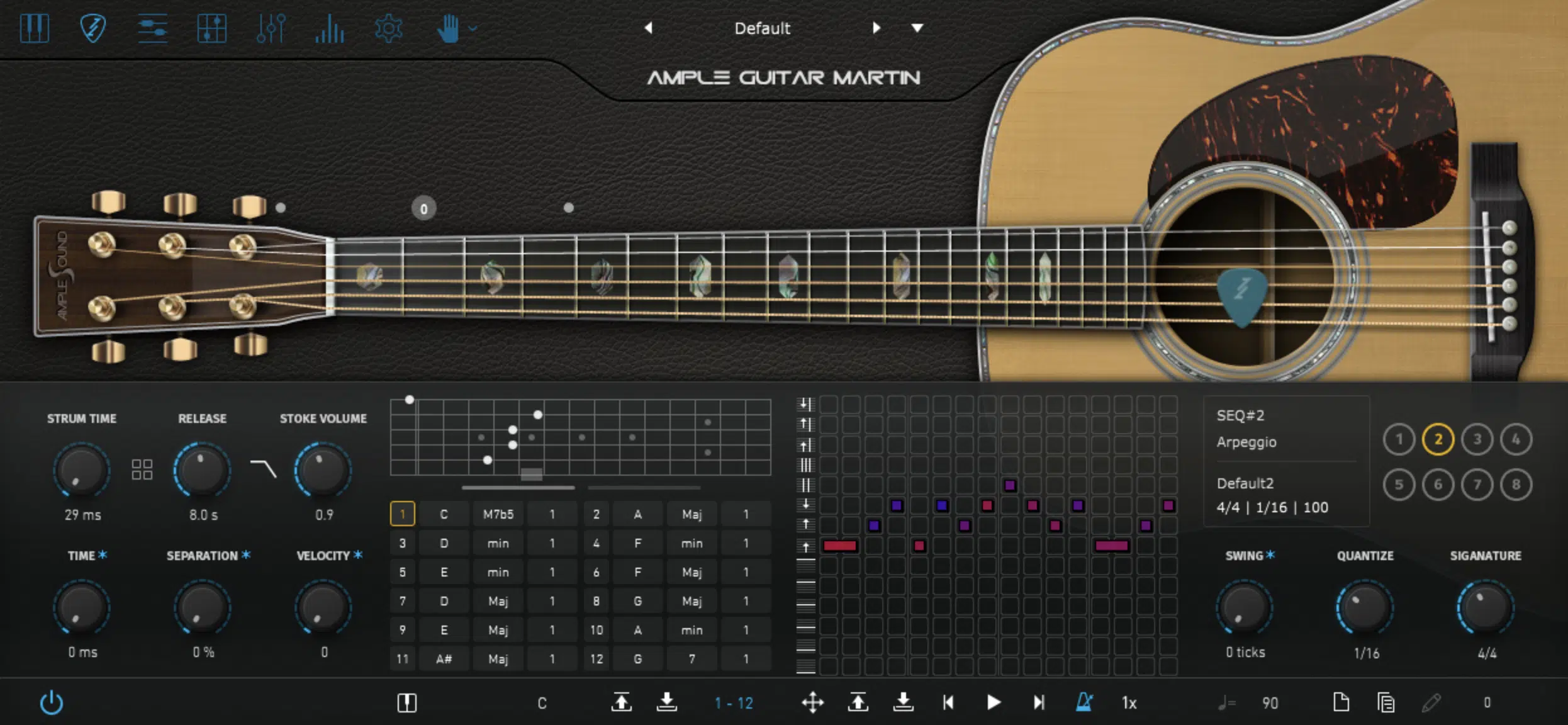 Ample Guitar Strummer - Unison