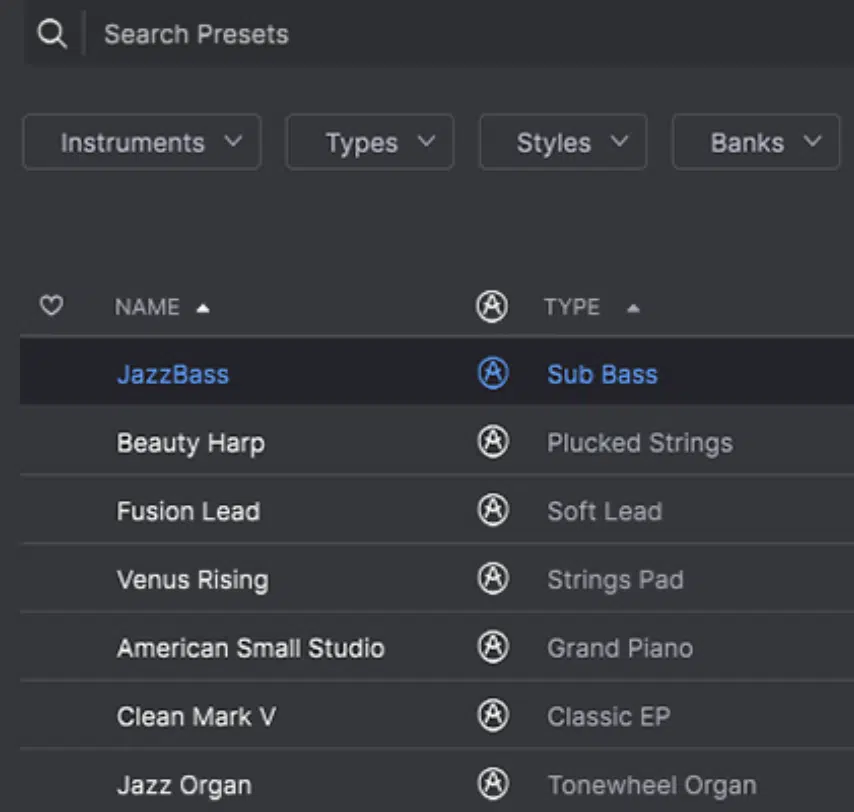 Analog Labs Search Presets - Unison