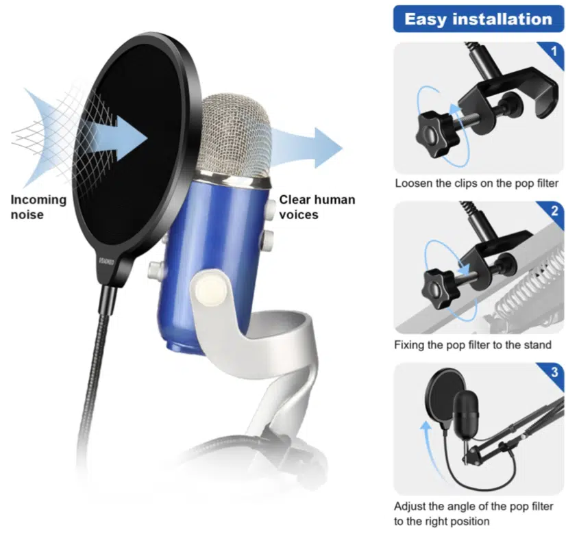 Aokeo Professional Pop Filter - Unison