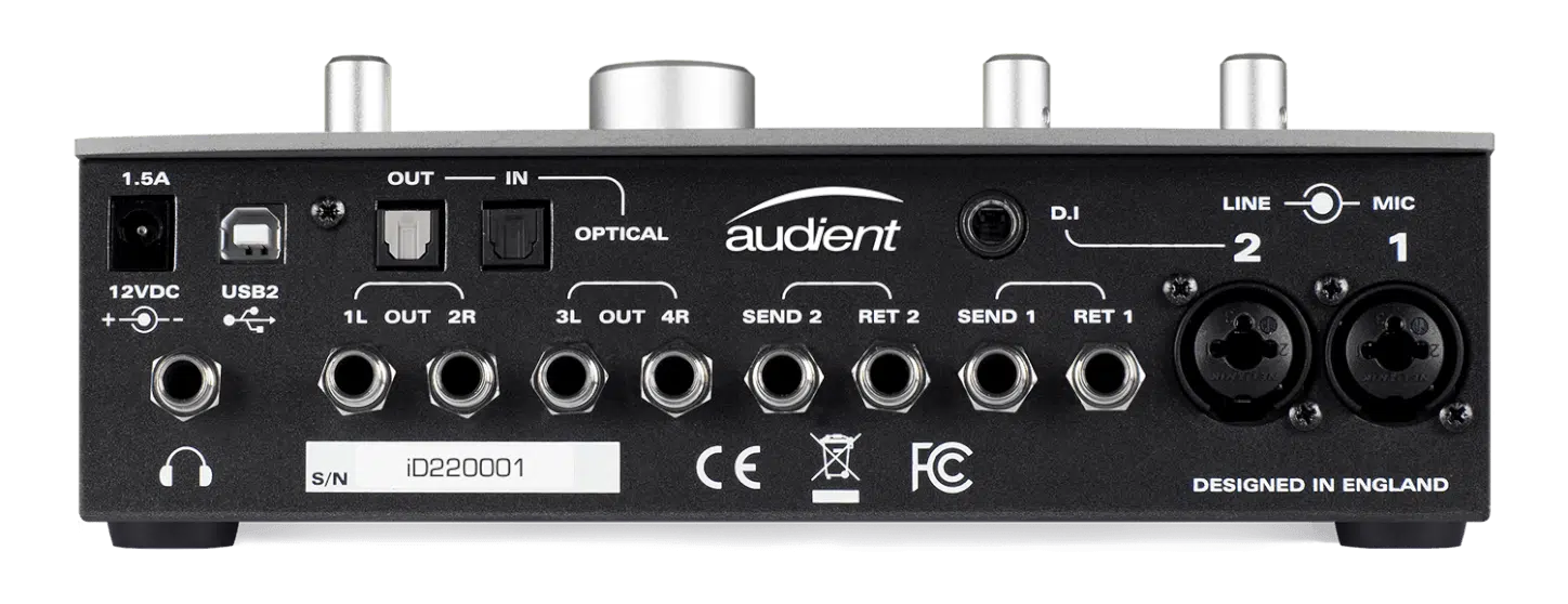 Audient iD series - home studio - Unison Audio