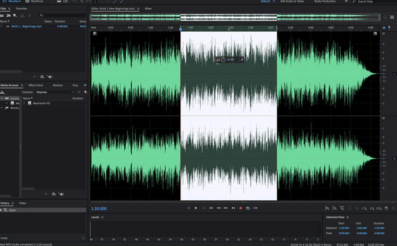 Audio Editing - Unison