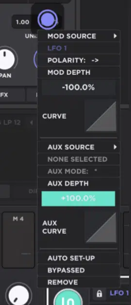 Aux Curve 2 - Unison