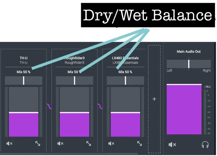 Balancing DryWet - Unison