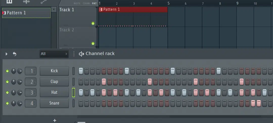 Basic step sequencing - Unison