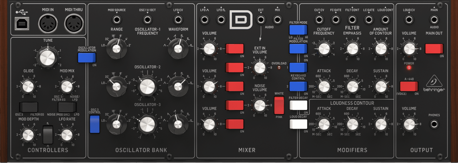 Behringer Model D - Unison