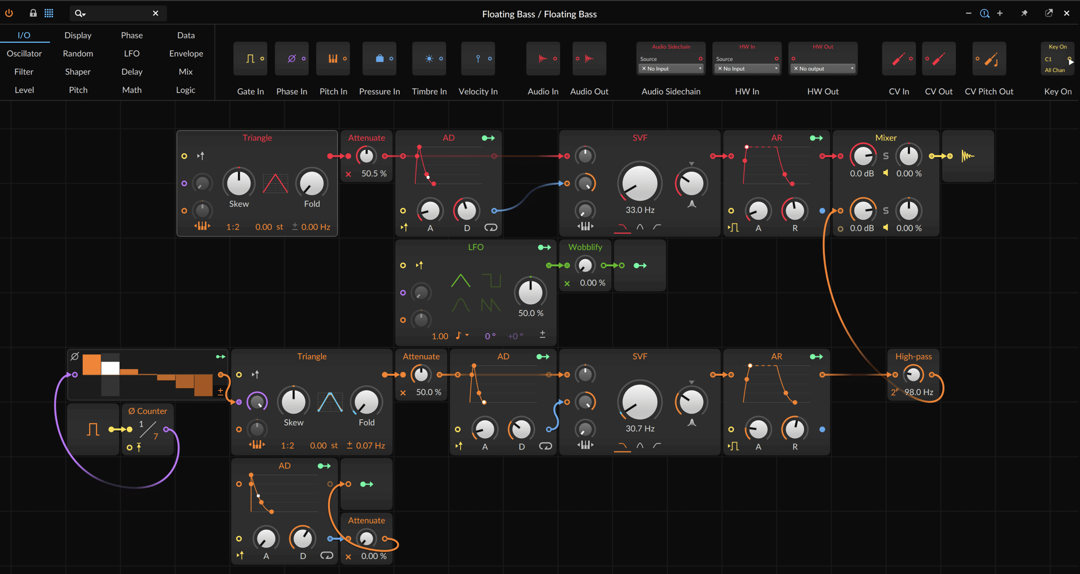 Bitwig Grid - Unison