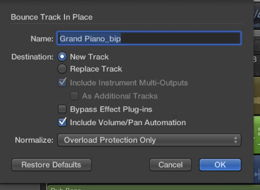 Bounce Track in Place - Unison