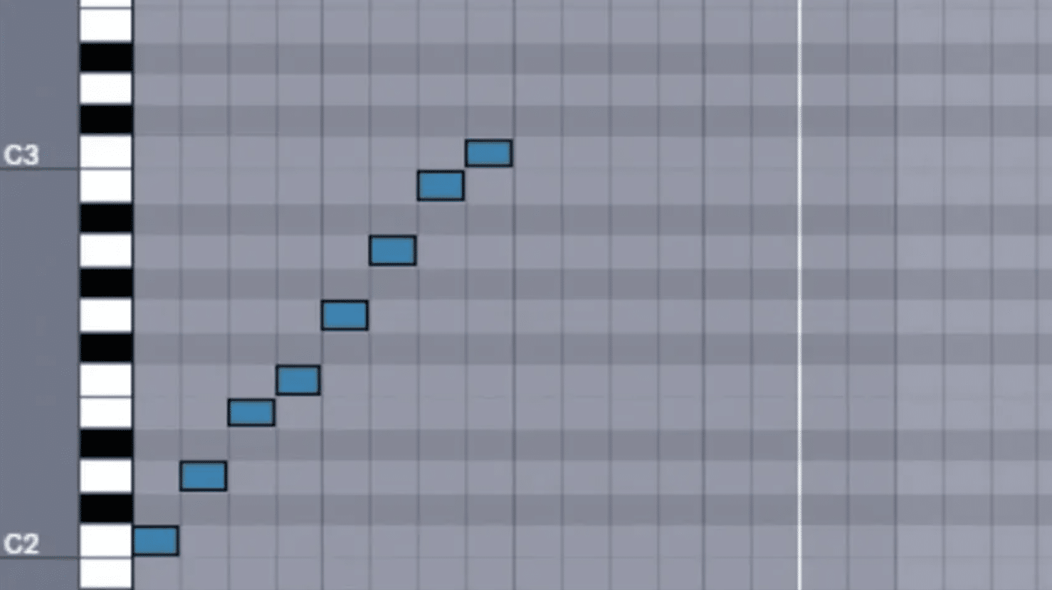 C Major in DAW - Unison