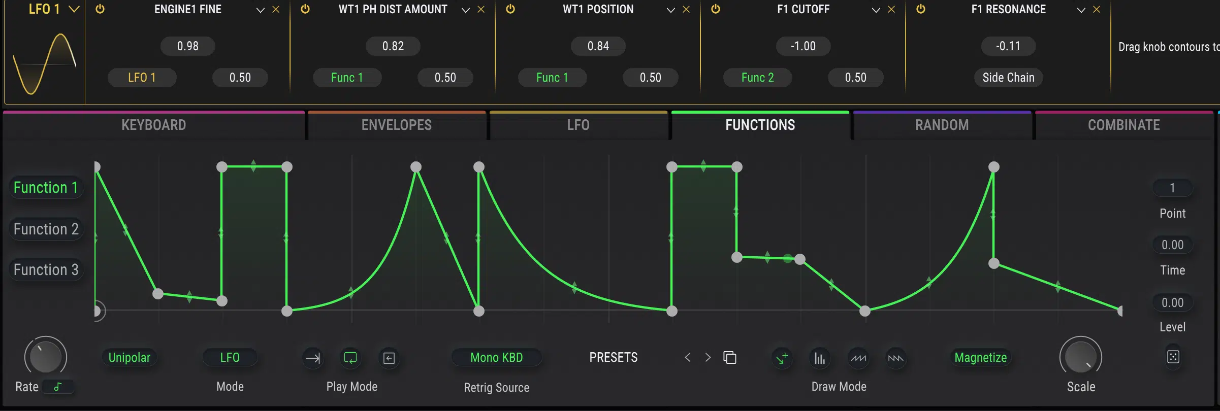 CUSTOM LFO - Unison