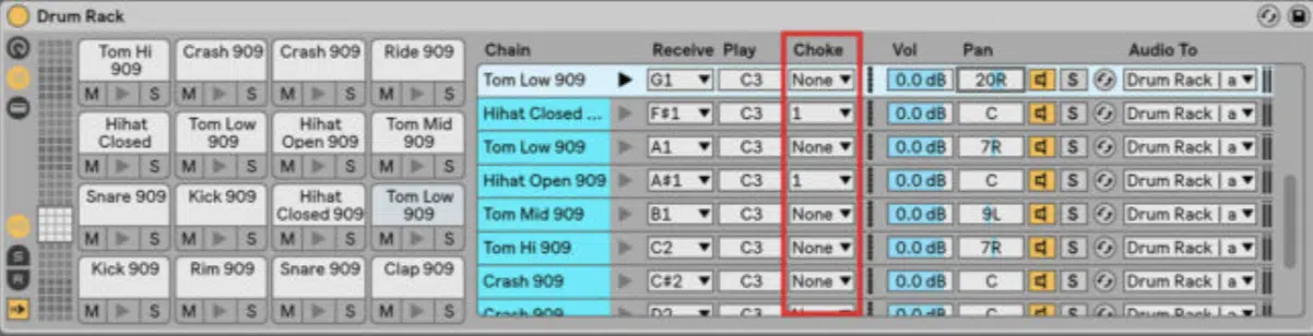 Choke groups - Unison