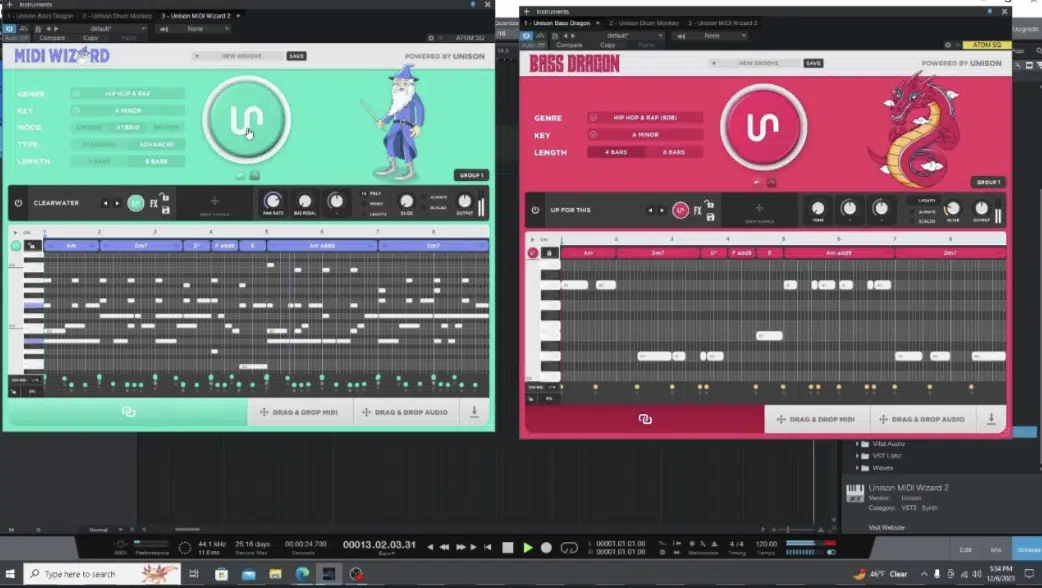 Combining Plugins - Unison