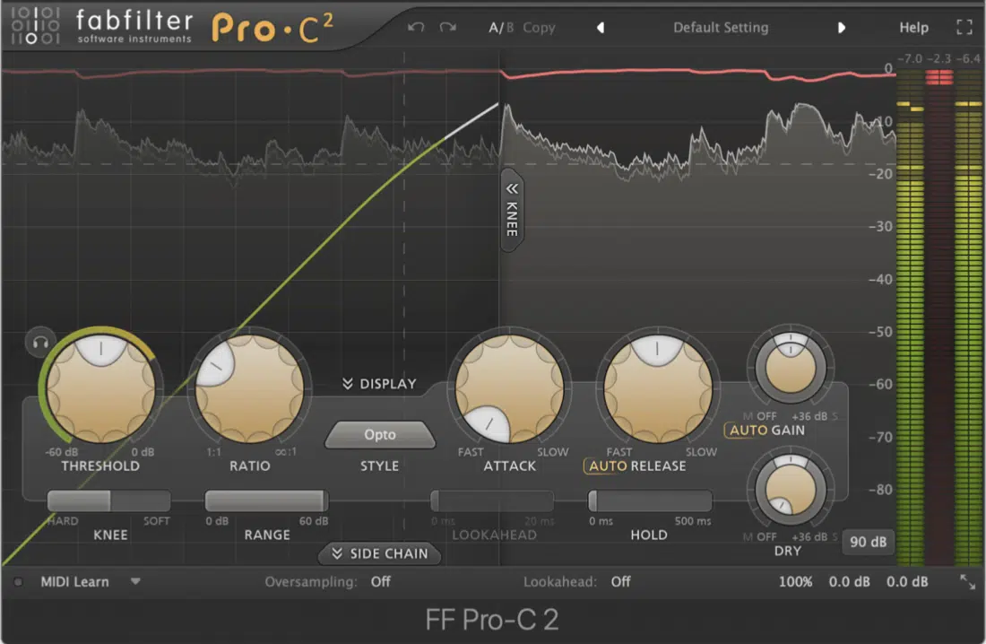 Compression During Master 2 - Unison