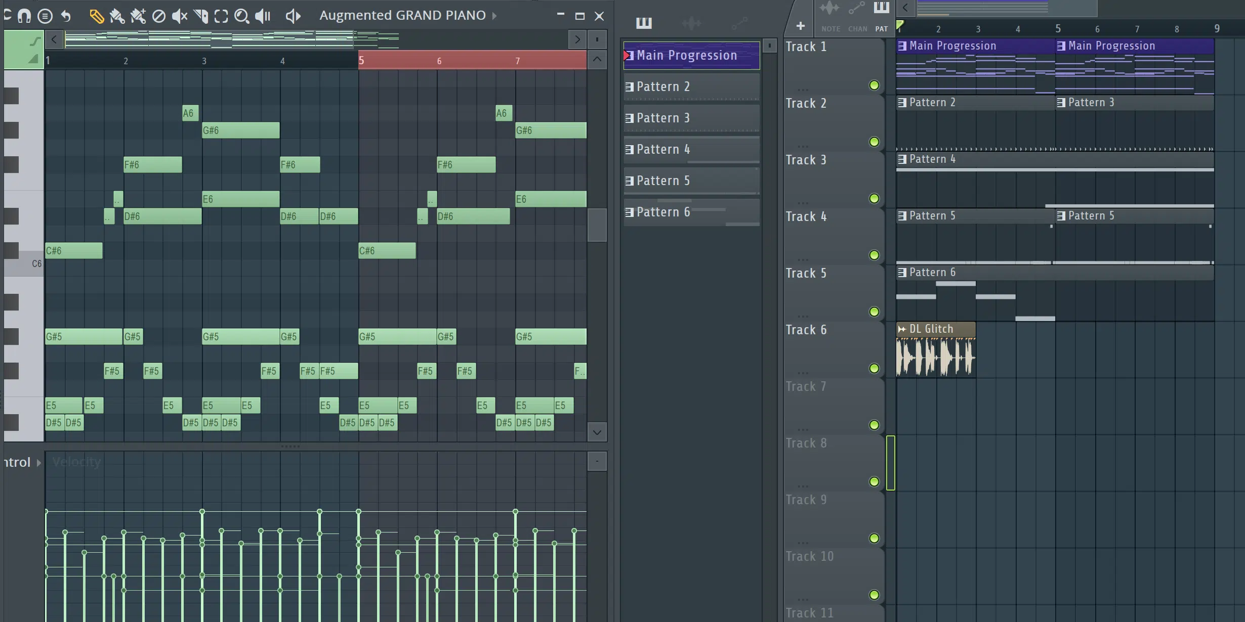 Create Patterns Step 2 - Unison