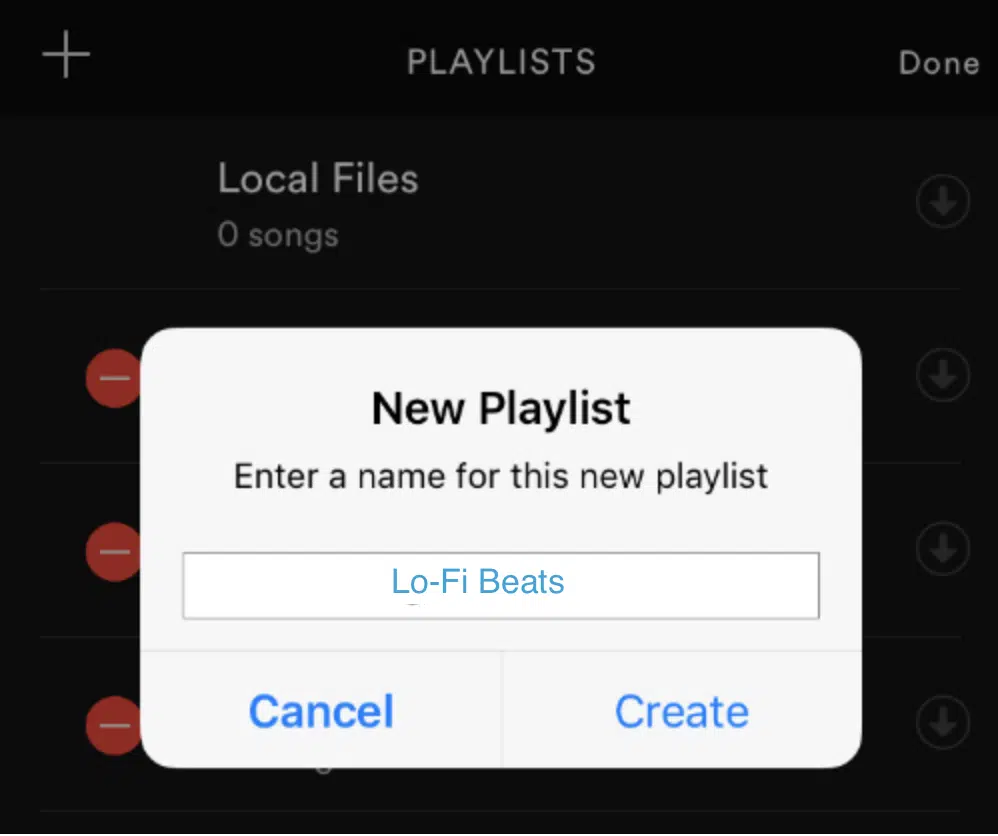 Create a Playlist - Unison