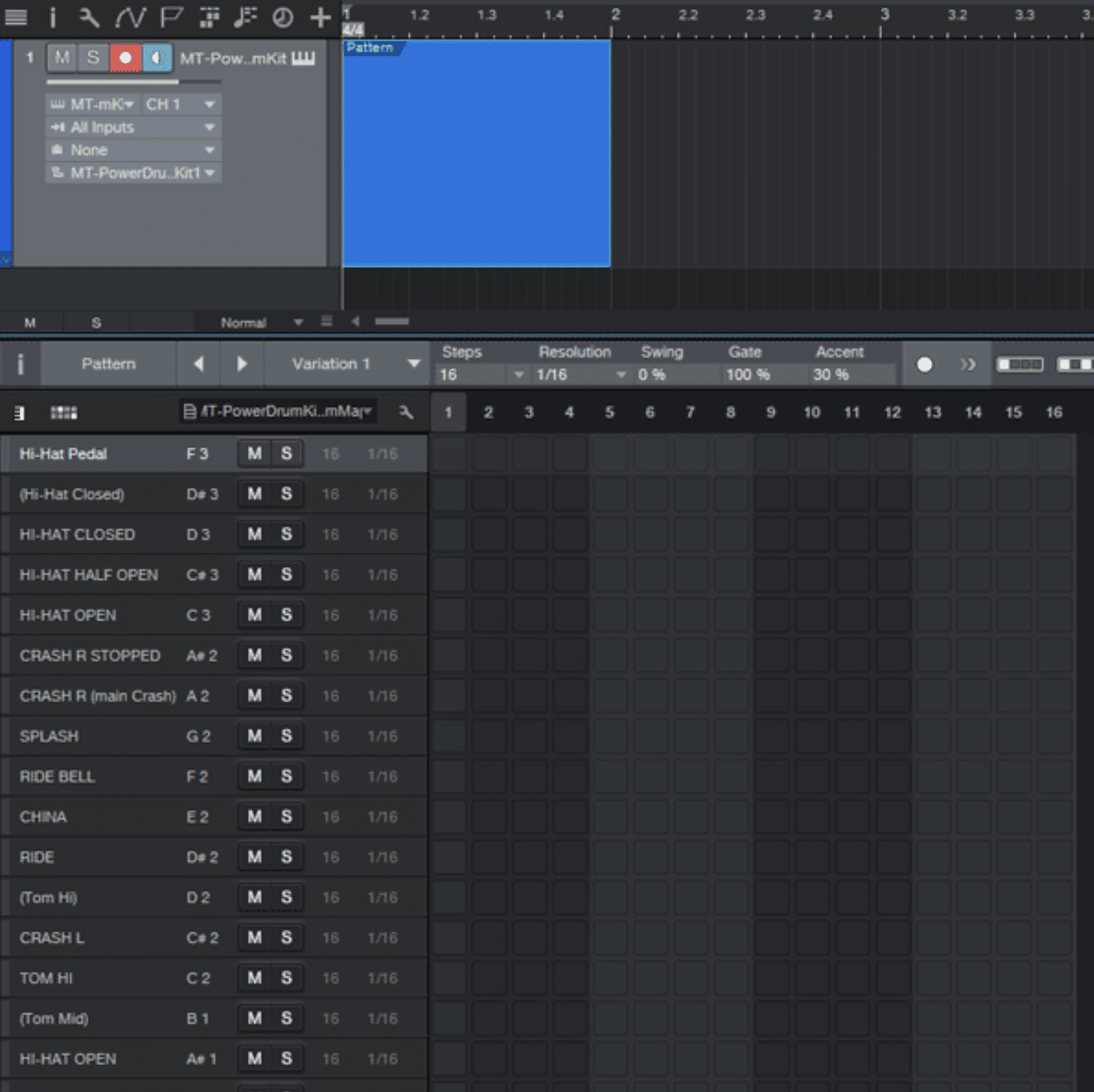 Creating your own Drum Patterns - Unison