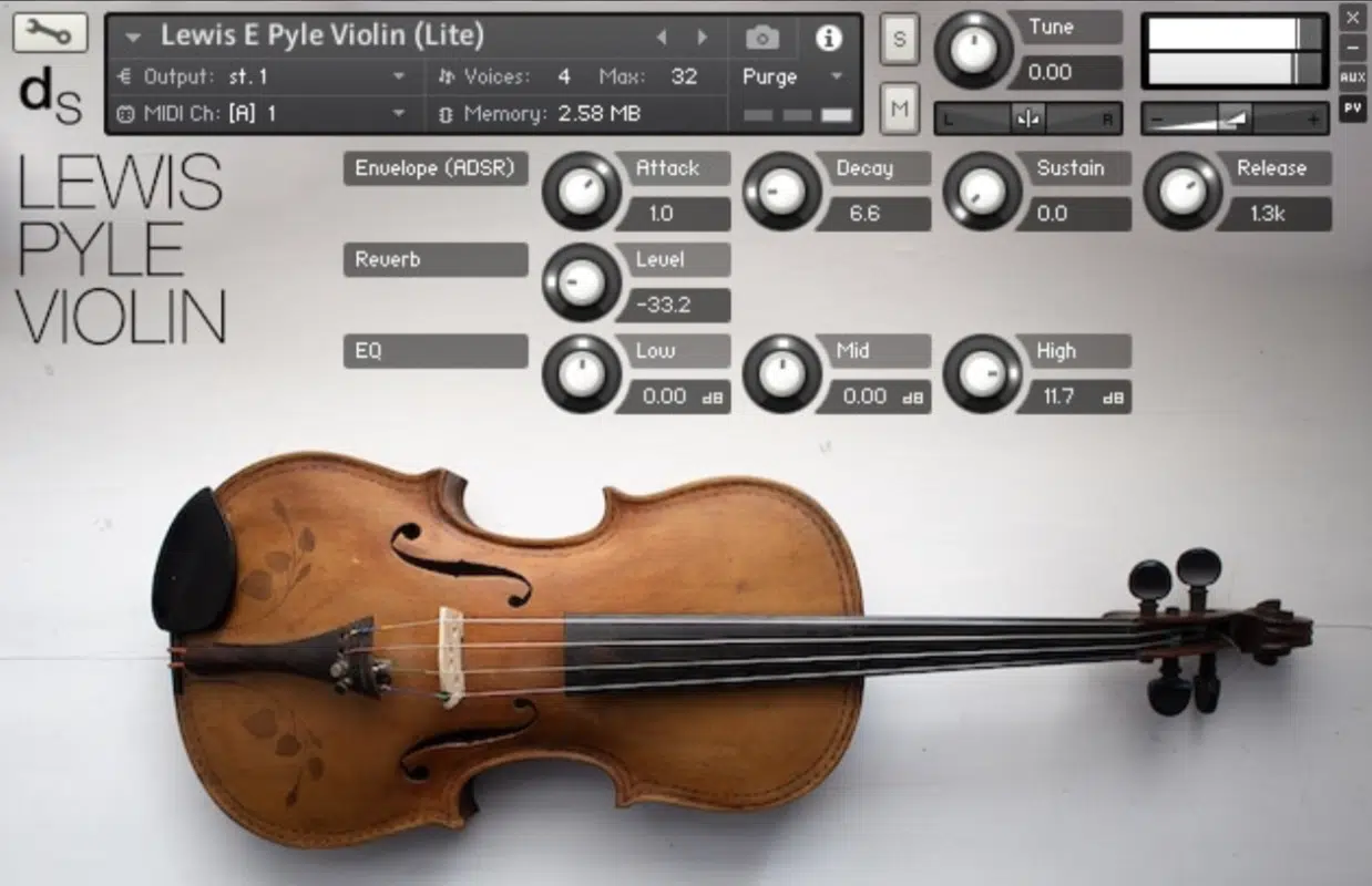 Decent Samples Lewis Pyle Violin - Unison