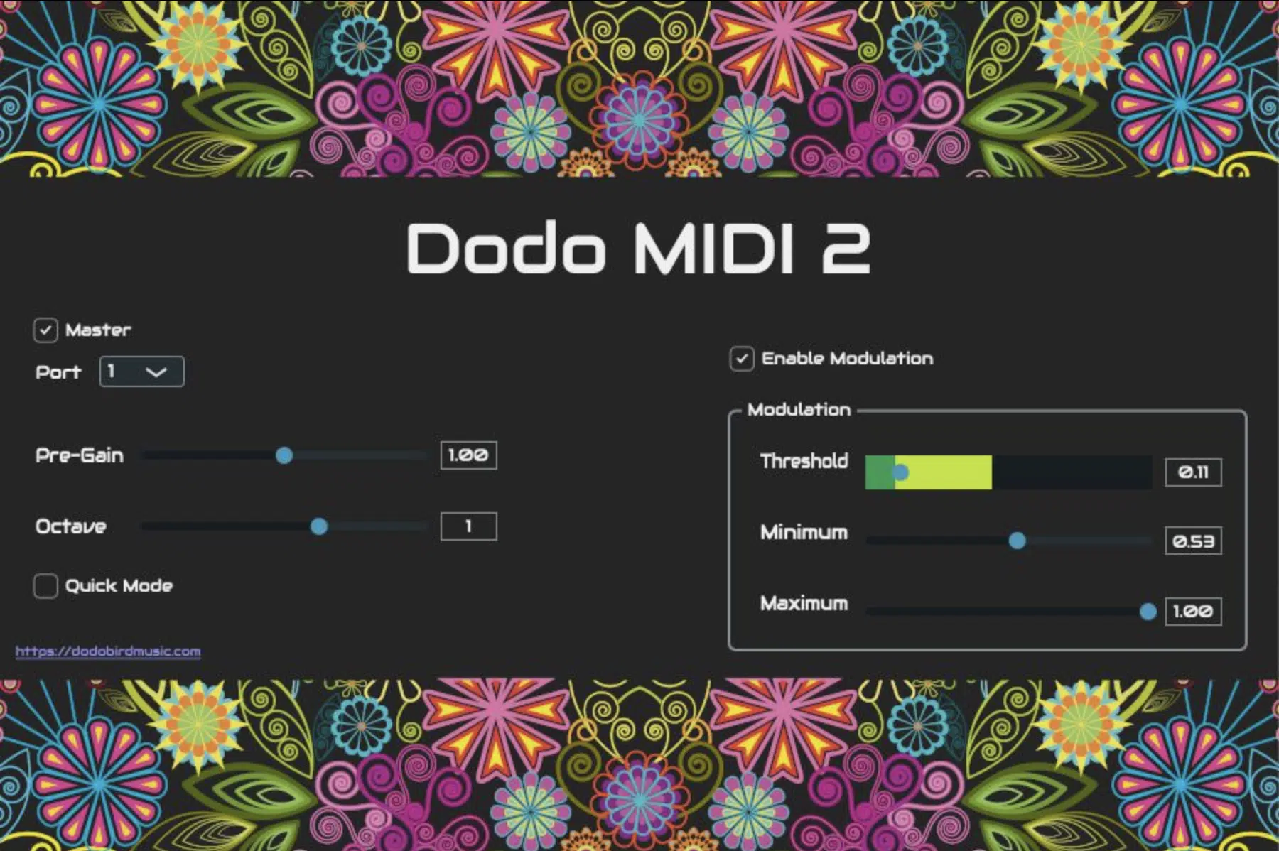 Dodo MIDI 2 - Unison