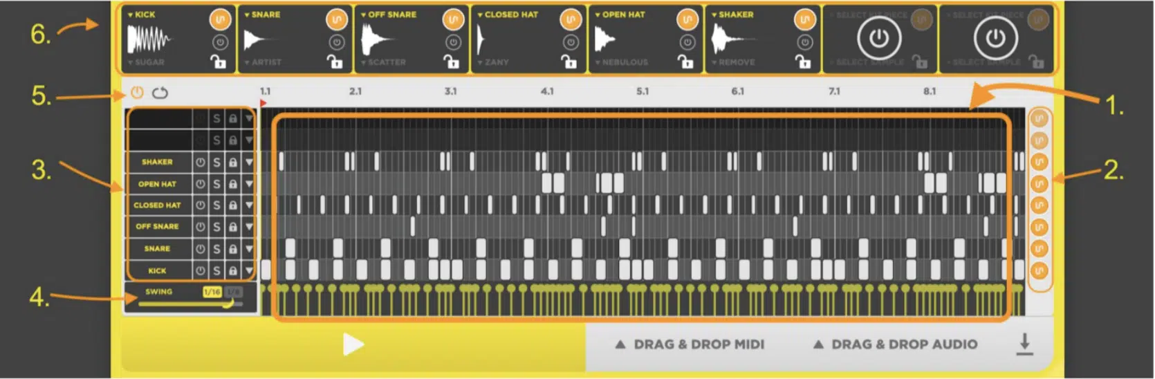 Choosing the right hip hop drum pattern