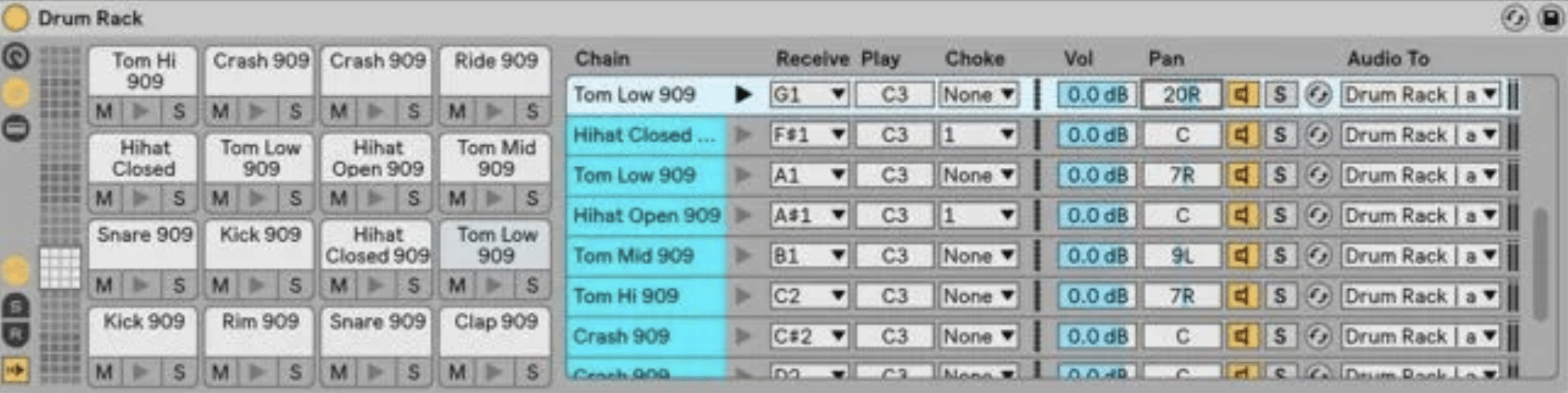 Drum Racks 2 - Unison