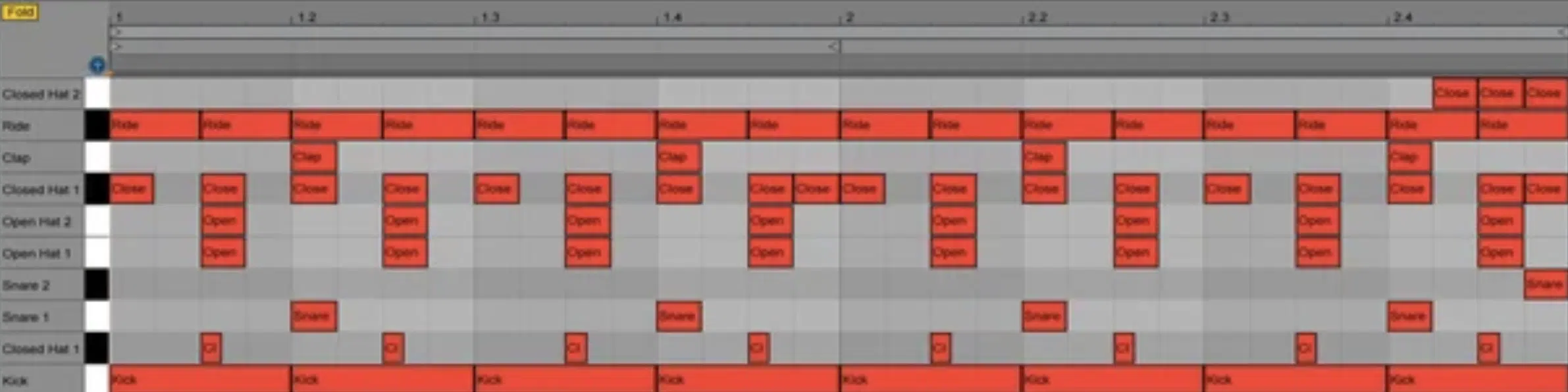 Drum Syncopation - Unison