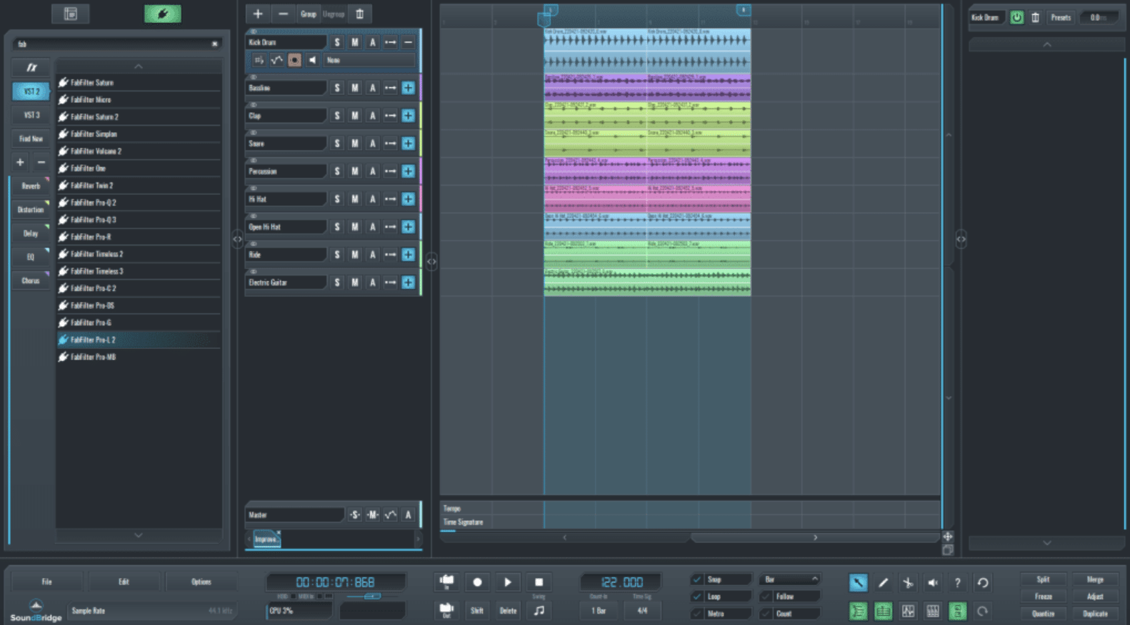 Drums Saturation - Unison