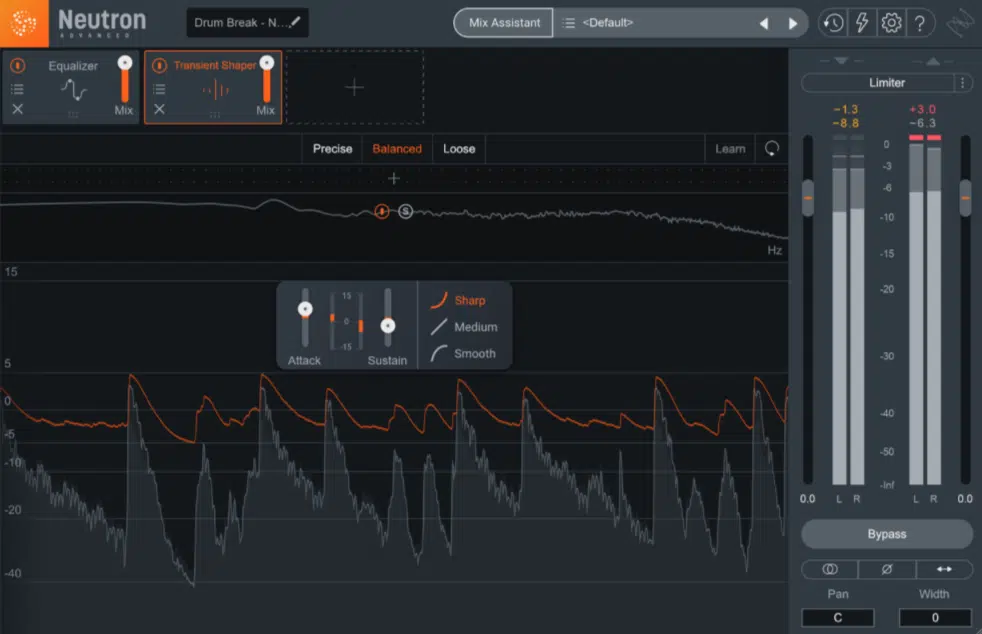 Drums Transient Shaper - Unison