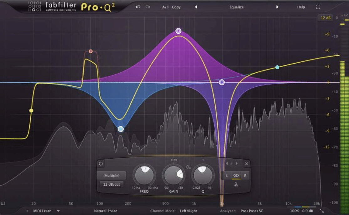 EQ Curves Parametric Filters - Unison