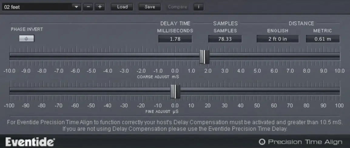 Eventide Precision Time Align - Unison