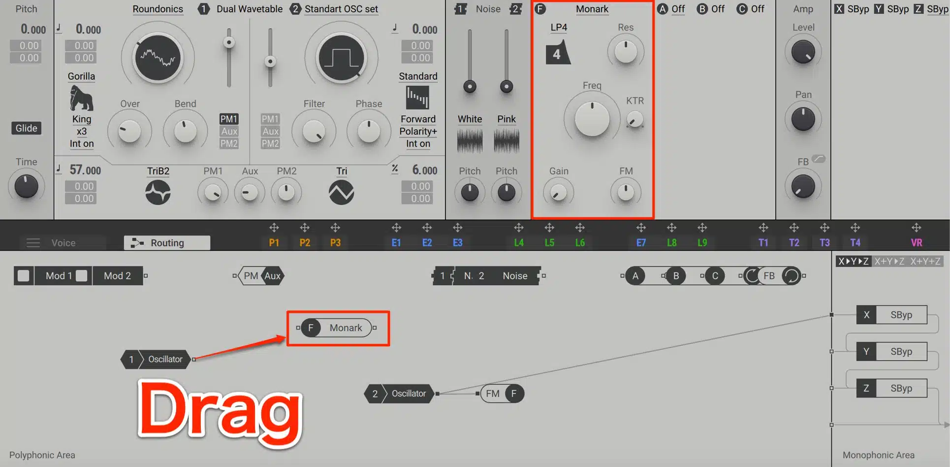 Experiment With Different Filter Types Routing - Unison