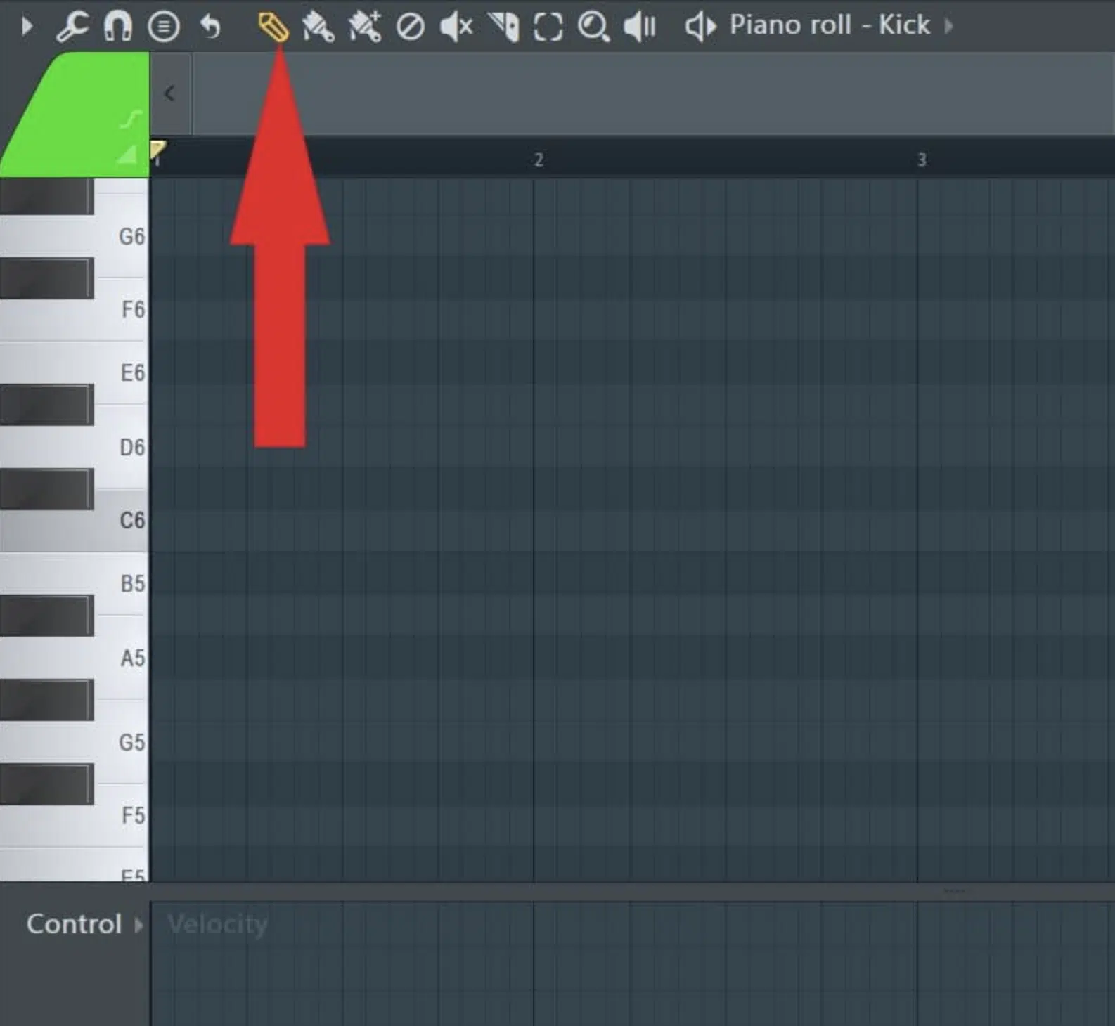 FL Studio Draw tool - Unison