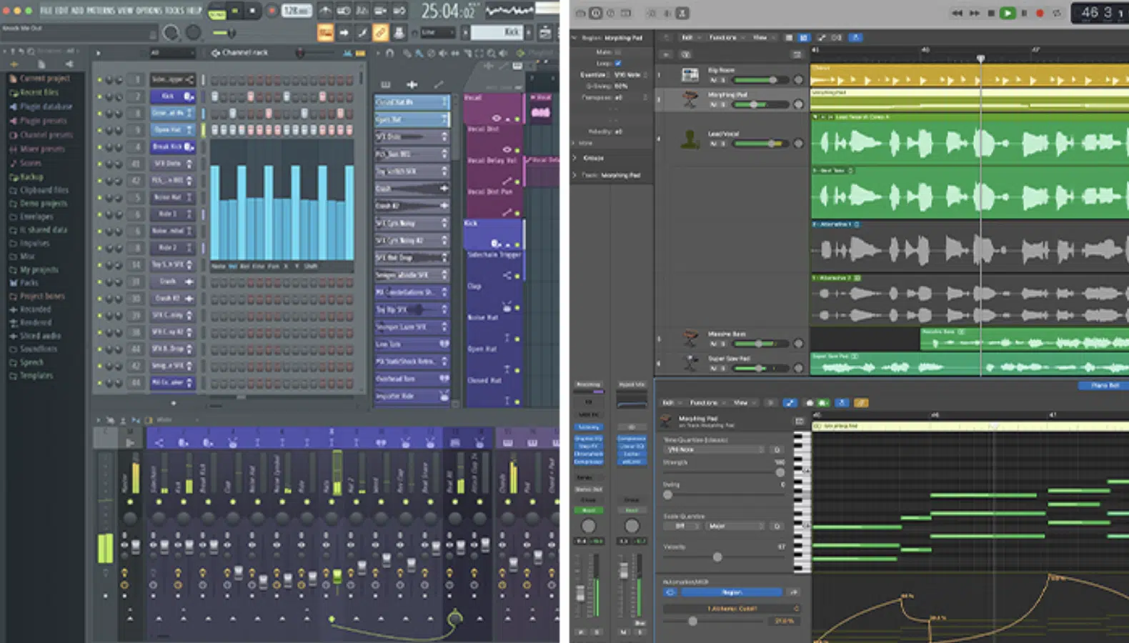 FL Studio and Logic - Unison