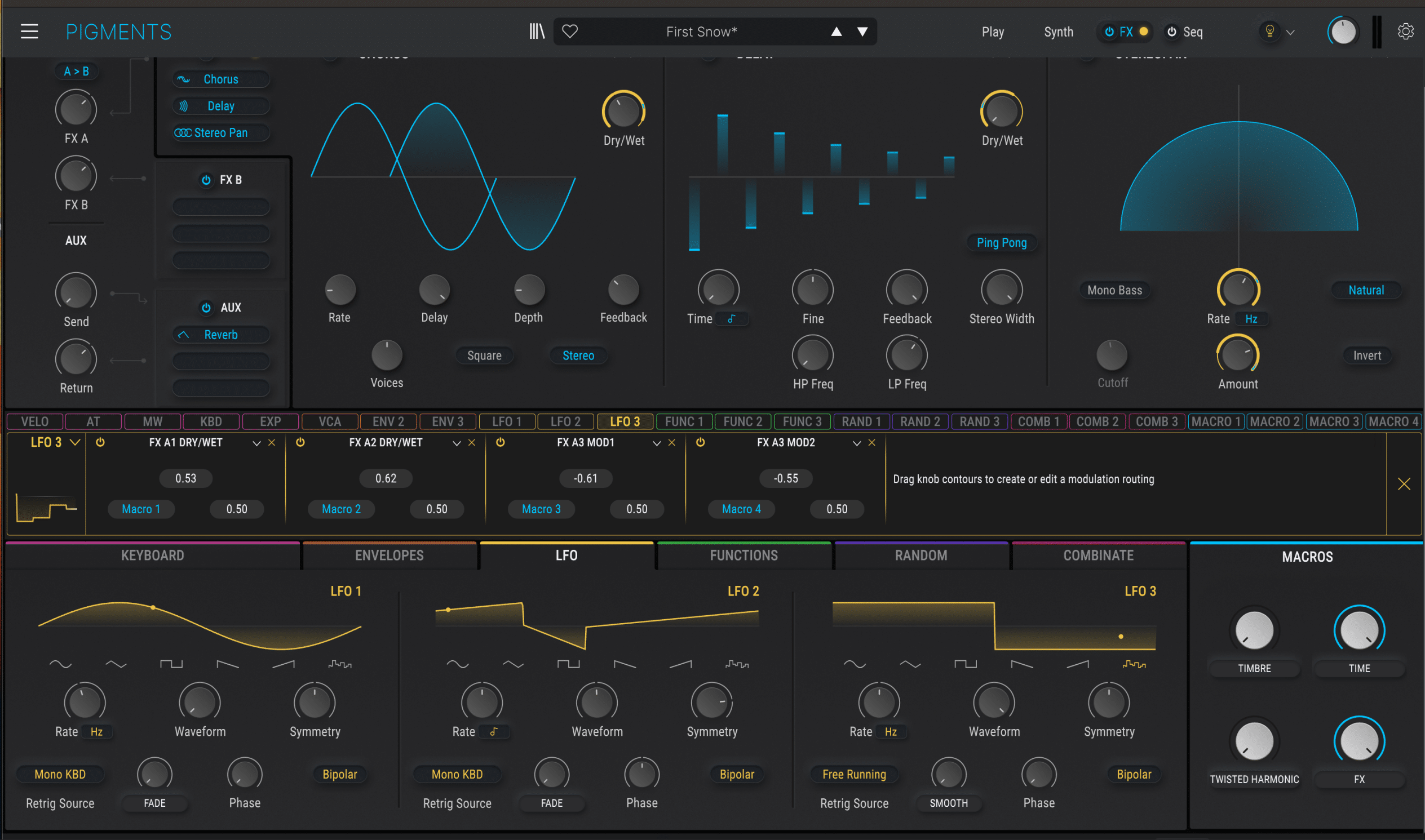 FX PARAM MOD BY LFO SCALED BY MACROS e1681688382845 - Unison