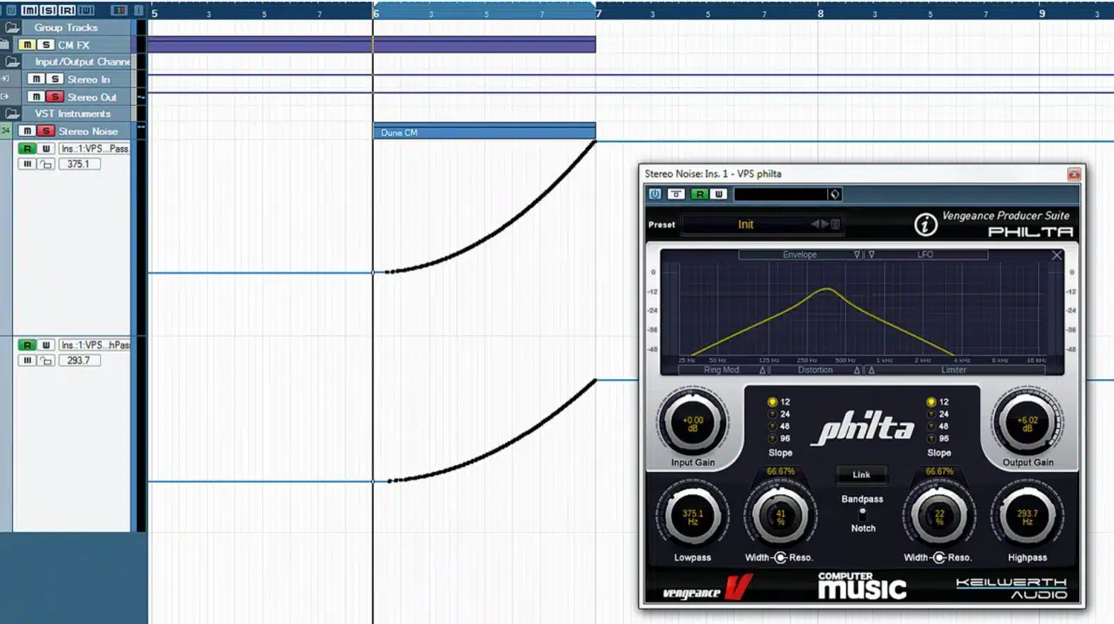 Filter Sweep Automation into Drops or Breakdowns - Unison
