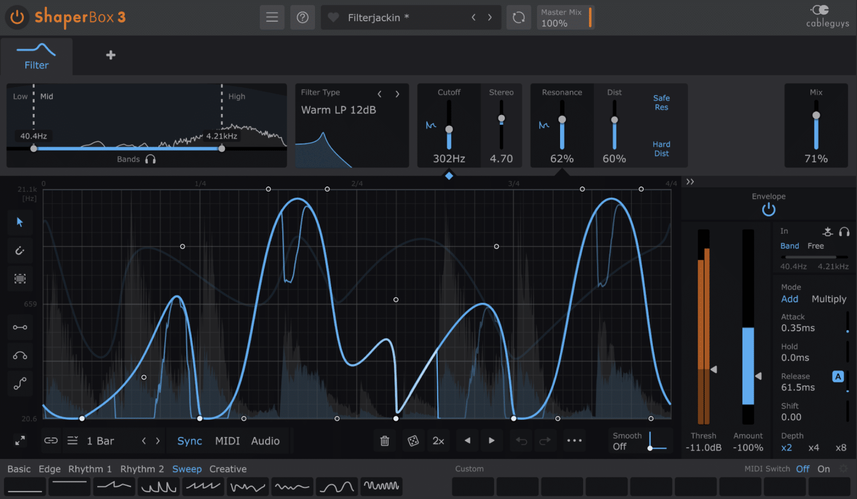 FilterShaper Core - Unison