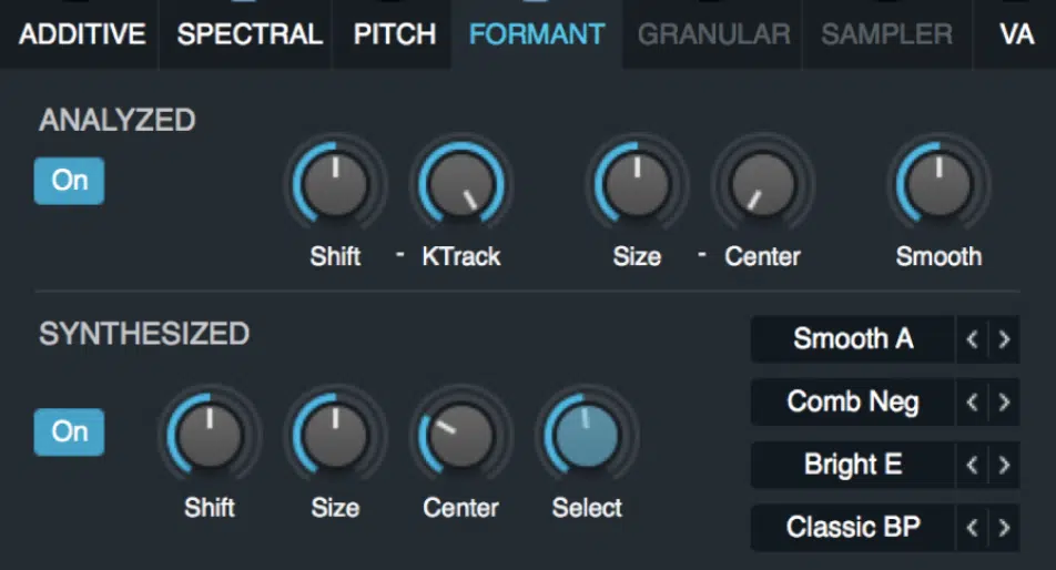 Formant Filter 2 - Unison