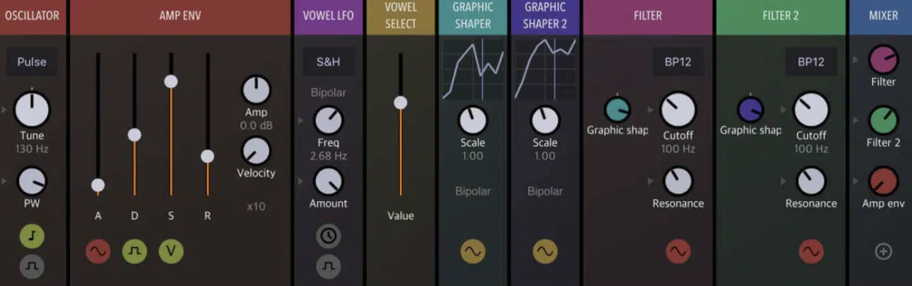 Formant Filter 5 - Unison