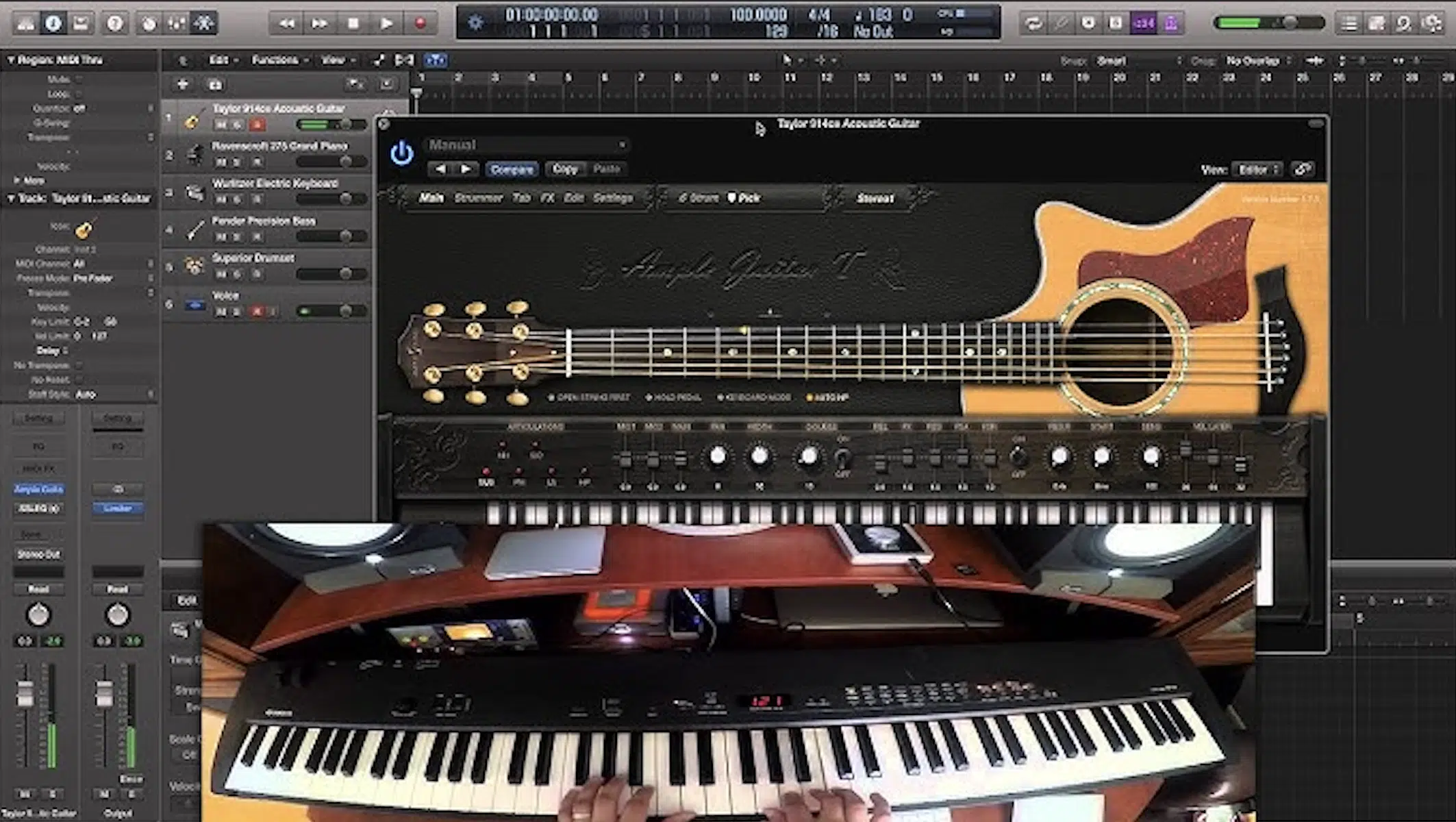 Funk Guitar Keyboard - Unison